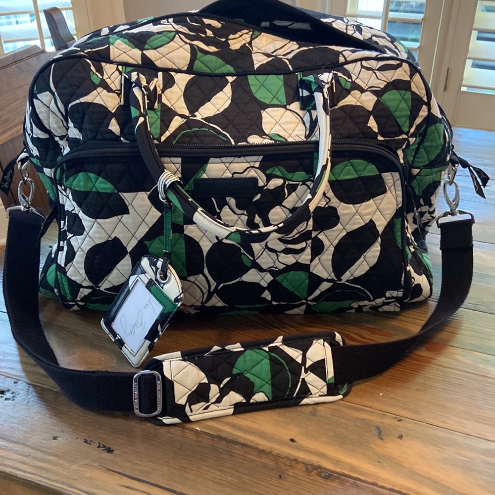 Vera Bradley Weekender Bag Imperial Rose Fabric